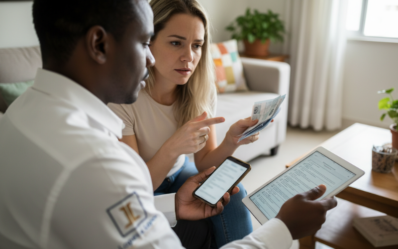 Defesa do consumidor com base em provas, contratos e registros